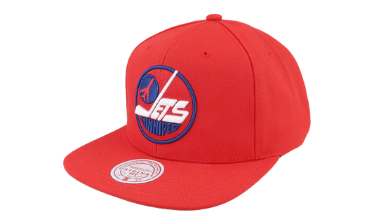 NHL Alternate Flip Snapback Cap "Winnipeg Jets - Red" 6HSSDX22015 WJERED1