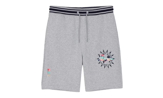 Shadyside Embroidered Sweatshort "Heather Grey" 9DE928A3