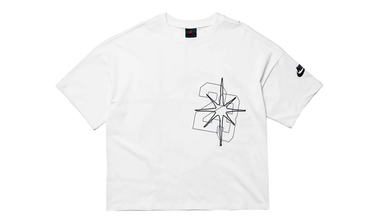 Jordan Black Cat Star Short Sleeve T-Shirt "White" IQ5977 100