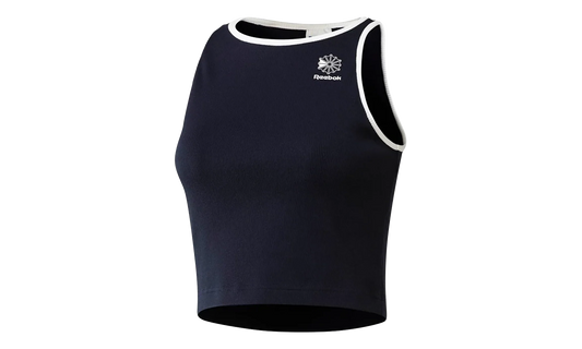 Athletic Casual Ribbed Tank Top WMNS "Navy/White" BK4118