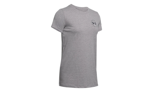 Freedom Banner T-Shirt WMNS "Steel Light Heather / Black" 1352160 035