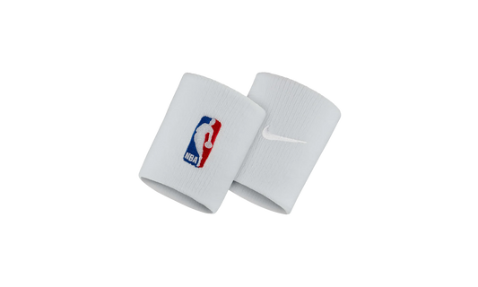 NBA Elite Wristbands "White" NKN03100