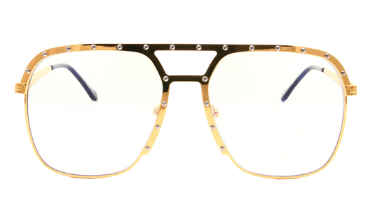 Axel 24KT Two-Tone "Yellow Gold / Clear" MPAX2 0002 28C4