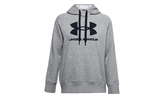 Rival Fleece Logo Hoodie WMNS "Grey" 1356318 035