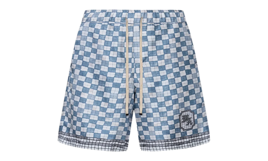MA Checkered Shorts "Steel" AMBMSO1037 396