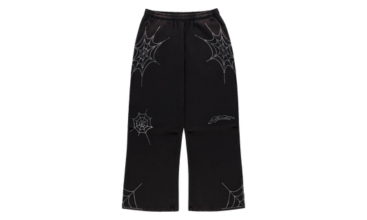 Rhinestone We Zip Sweatpants "Black" SP5der395