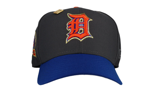 59FIFTY Detroit Tigers 1968 World Series Fitted Hat "Graphite / Royal" NE106