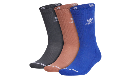 COLOR WASH CREW SOCKS - 3 PACK "Blue / Gray / Clay" GB3945C