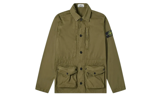 Tela Smerigliata Canvas 3 Pocket Jacket "Olive Green" 7415439WN V0158