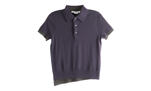 Polo Knit Shirt WMNS "Purple Brown" FN WN KNIT000967 PURPLE BROWN