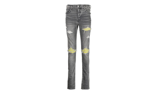 MX1 Green Ultra Suede Repair Jeans "Grey" PF22MDS004 030