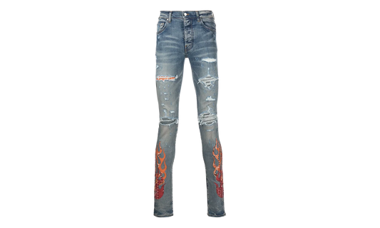 Bandana Flame Patch Jeans "Clay Indigo Multi" PS22MDS192 481