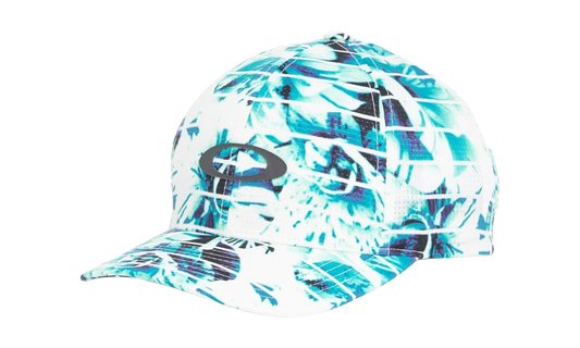 Azalea Fitted Hat "Floral Print Emerald" FOS901081 9FT