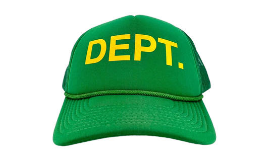 DEPT. Logo Trucker Hat "Green Yellow" GD132
