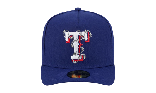 59FIFTY Texas Rangers Fence A-Frame Fitted Hat "Blue" 60693493