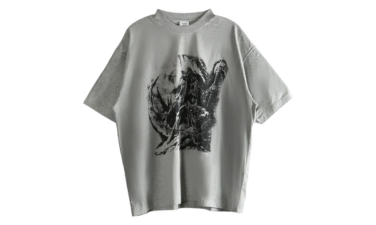 Goth Oversized T-Shirt "Grey Melange" UH76TR800G GREY
