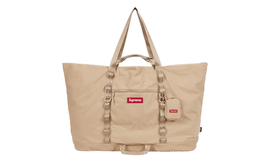 X-Large Tote Bag + Utility Pouch "SS26 - Tan" SU27287