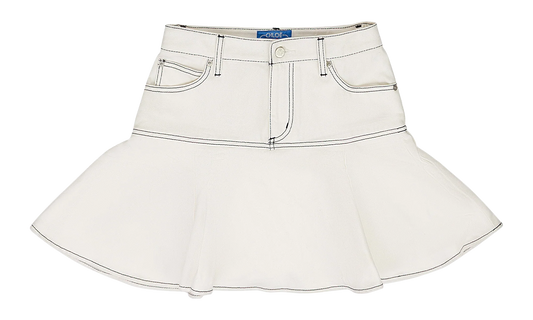 Flared Denim Skirt WMNS "White" 95 CSO 0005