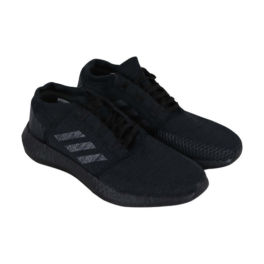 Pureboost Go F35786 Mens Black Canvas Lace Up Lifestyle Sneakers Shoes