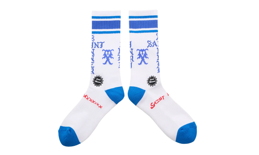 Sinner Sock "White / Blue" SM HR1 0000 109