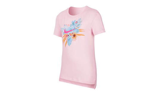 Sportswear Foliage Futura Graphic Tee GS "Pink / Multicolor" BQ0988 663