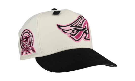 59FIFTY Anaheim Angels 50th Anniversary Fitted Hat (RESTOCK) "Patch Chrome" NE440