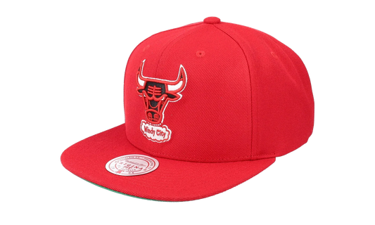NBA Hardwood Classics Team Ground 2.0 Snapback Cap "Chicago Bulls - Red" HHSS3258 CBUYYPPPRED1
