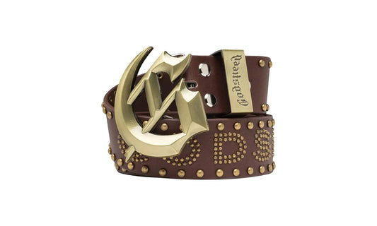 Forged GS Studded Belt "Brown" 10078651