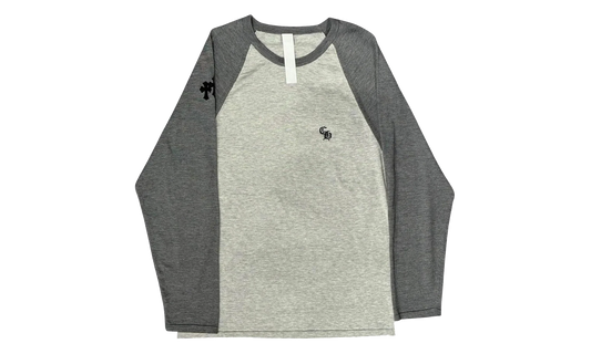 Henley Baseball 3 Cross Patch Longsleeve T-Shirt "Grey" CHRM1137