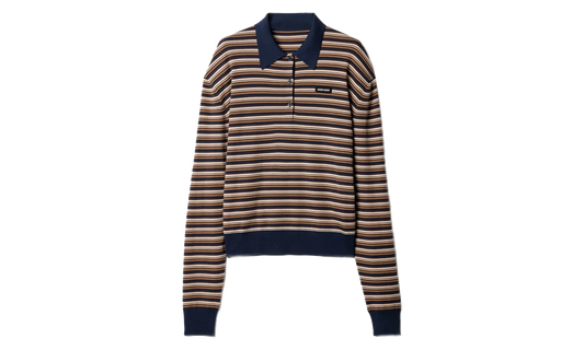 Wool Striped Polo Shirt WMNS "Falbino" MML03V 1844 F0627
