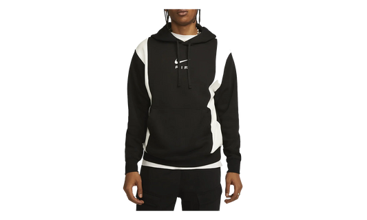 Air Fleece Pullover Hoodie "Black / Summit White" FN7691 010