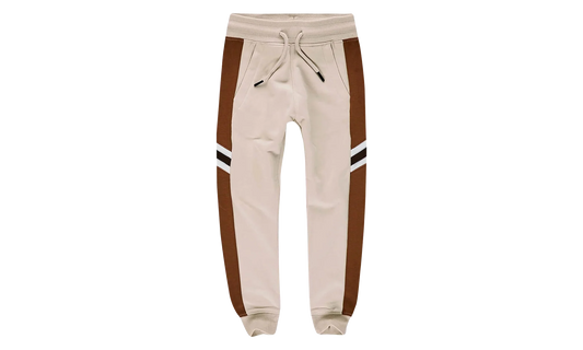 Jordan Color Block Stripes Sweatpants TD "Beige" 8337K Desert