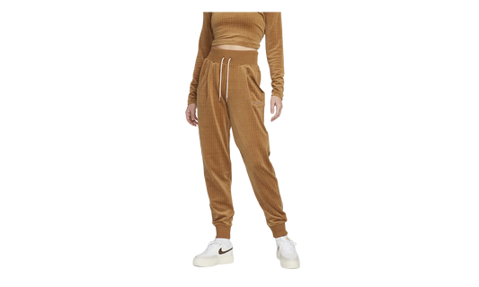 Sportswear High-waisted Velour Joggers WMNS "Ale Brown / Ironstone" DV7820 270