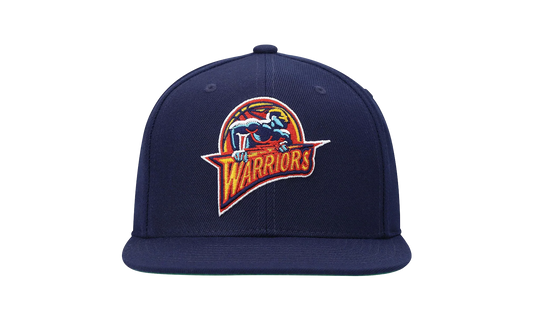 NBA Hardwood Classics Team Ground 2.0 Snapback Cap "Golden State Warriors - Navy" HHSS3258 GSWYYPPPNAVY