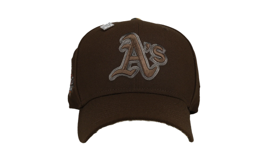 59FIFTY Oakland Athletics 1989 World Series Fitted Hat "Walnut / Real Tree - Visor" NE345