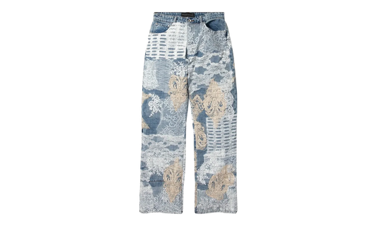 Grid Lace Denim "Sky" WDWFW23007 SKY