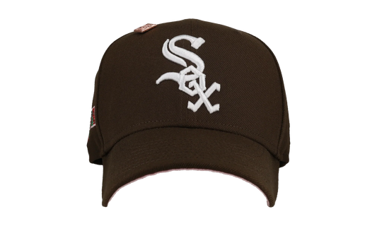 59FIFTY Chicago White Sox 2005 World Series Fitted Hat "Walnut / Pink - Visor" NE96
