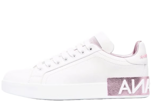 Portofino White Metallic Pink