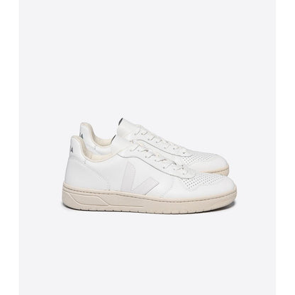 Women's V-10 Leather Sneaker in White
